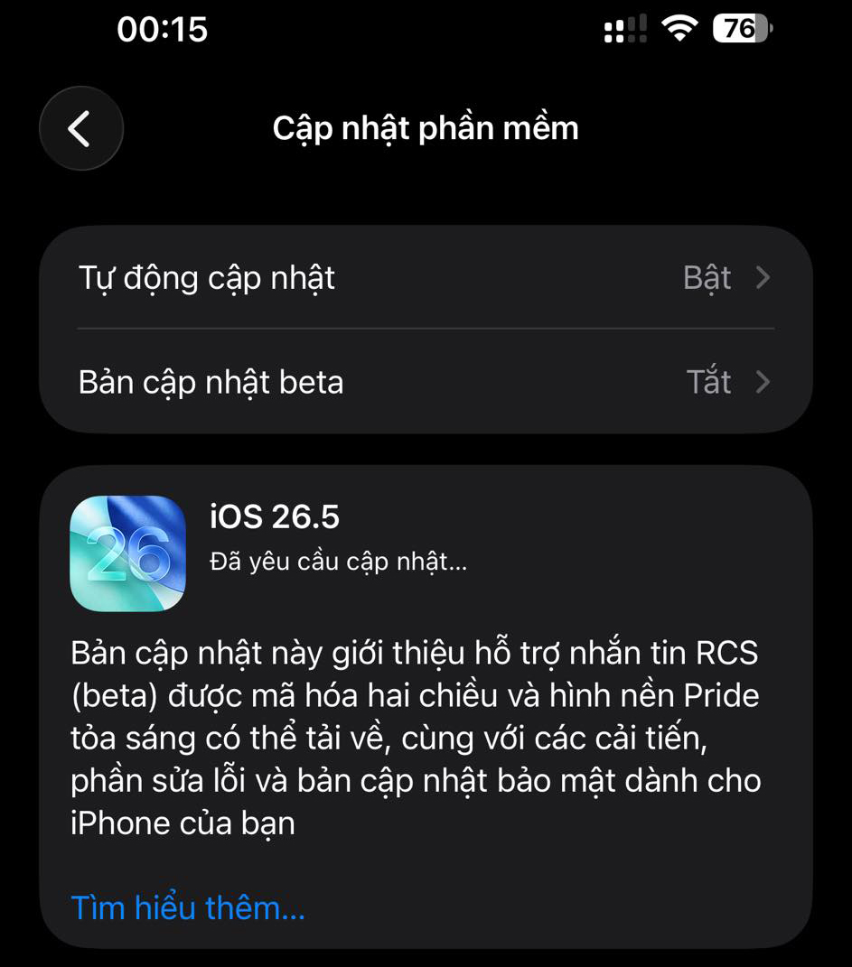 3 thay đổi lớn cho người dùng iPhone trên iOS 26.5 vừa ra mắt- Ảnh 1.