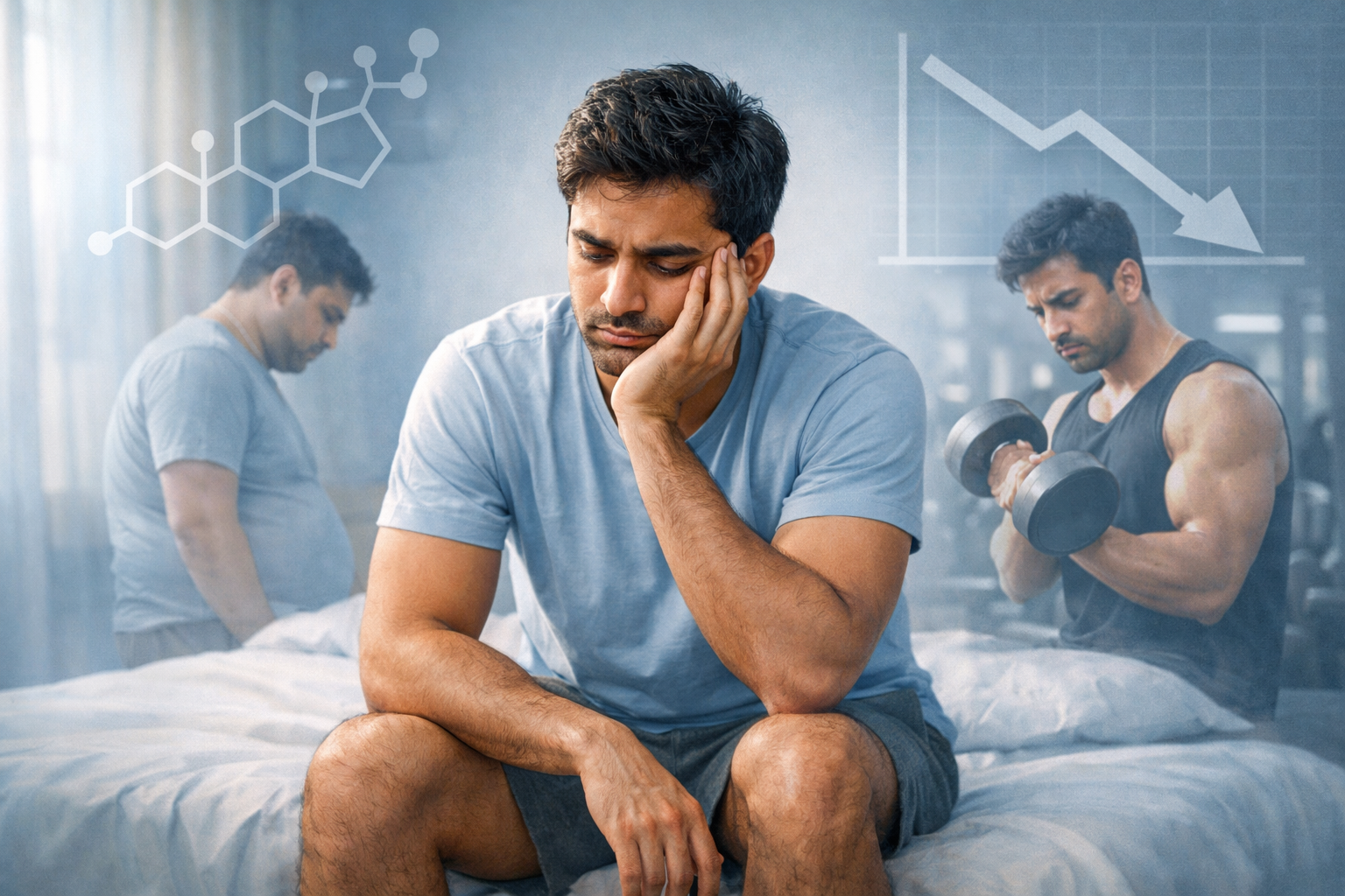 “Mãn kinh” ở nam giới: Có 3/5 dấu hiệu này phải đi khám ngay- Ảnh 1.