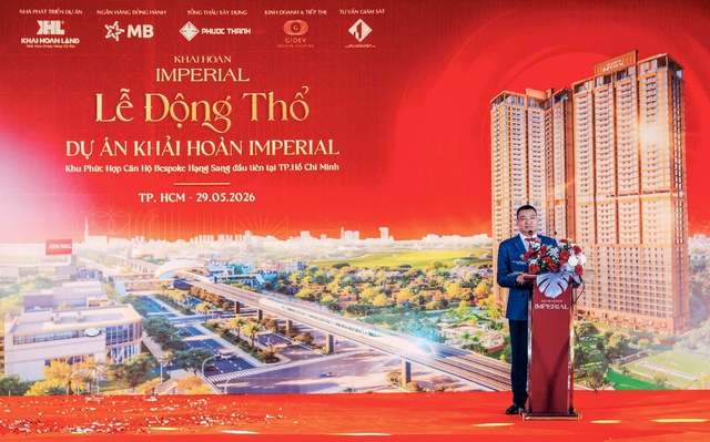 Khải Hoàn Land cùng Phước Thành chính thức động thổ dự án căn hộ Bespoke- Ảnh 1. Khải Hoàn Land cùng Phước Thành chính thức động thổ dự án căn hộ Bespoke- Ảnh 1.
