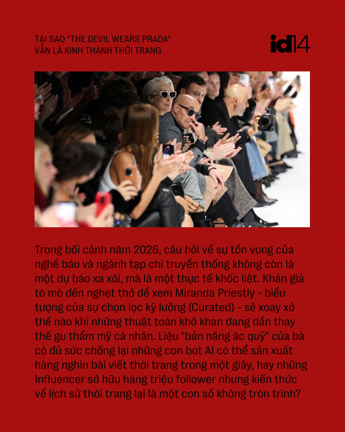 Tại sao The Devil Wears Prada vẫn là kinh thánh thời trang dù thế giới đã đổi thay đến chóng mặt?- Ảnh 12.