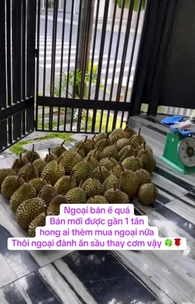 Sạp sầu riêng trước biệt thự 3 mặt tiền 80 tỷ ở Phú Mỹ Hưng gây sốt: 2h chiều đã hết sạch, chủ nhà vừa mừng vừa lo- Ảnh 5.