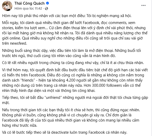 Động thái mới của NTK Quách Thái Công sau khi xoá sạch dấu vết trên MXH- Ảnh 2.