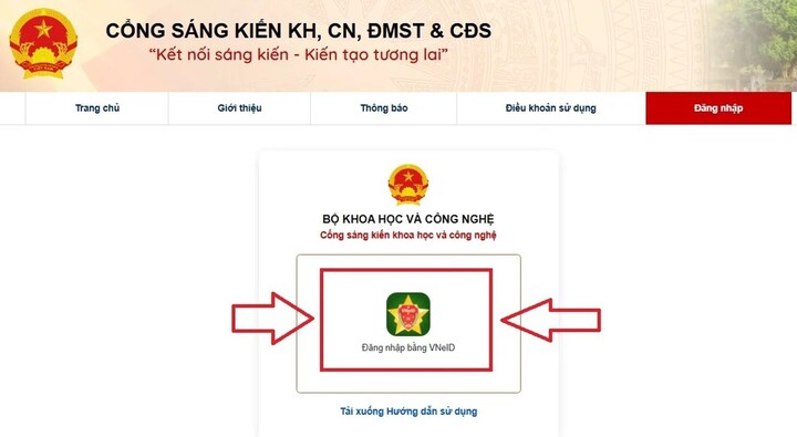 Có thể dùng VNeID gửi trực tuyến sáng kiến khoa học công nghệ- Ảnh 1.
