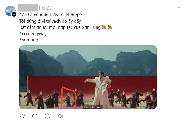 Trend “đóng MV Sơn Tùng nhưng giấu tới giờ mới kể” đang viral khắp MXH: Ai cũng có một vai trong Come My Way- Ảnh 2.