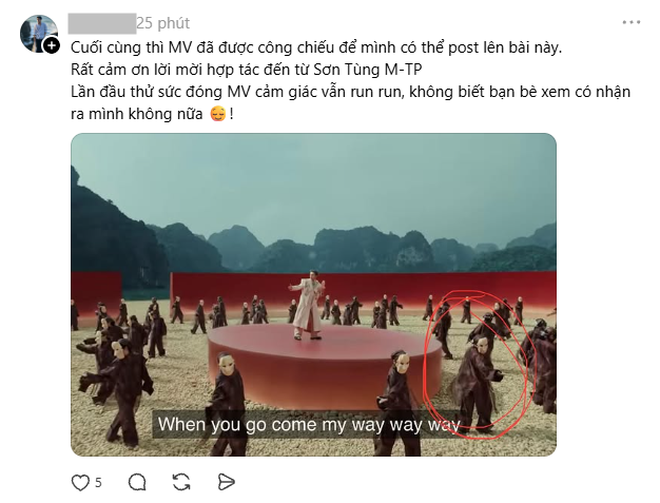 Trend “đóng MV Sơn Tùng nhưng giấu tới giờ mới kể” đang viral khắp MXH: Ai cũng có một vai trong Come My Way- Ảnh 8.