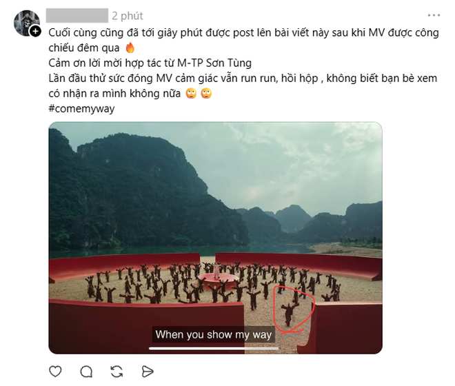 Trend “đóng MV Sơn Tùng nhưng giấu tới giờ mới kể” đang viral khắp MXH: Ai cũng có một vai trong Come My Way- Ảnh 5.