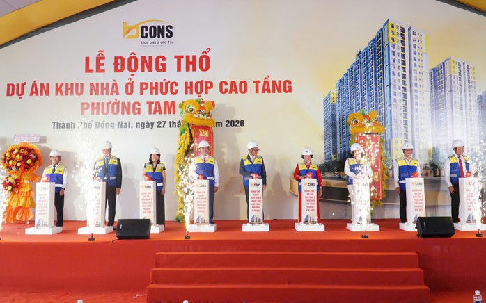 Động thổ dự án khu nhà ở phức hợp gần 4.500 tỉ đồng ở TP Đồng Nai- Ảnh 1. Động thổ dự án khu nhà ở phức hợp gần 4.500 tỉ đồng ở TP Đồng Nai- Ảnh 1.