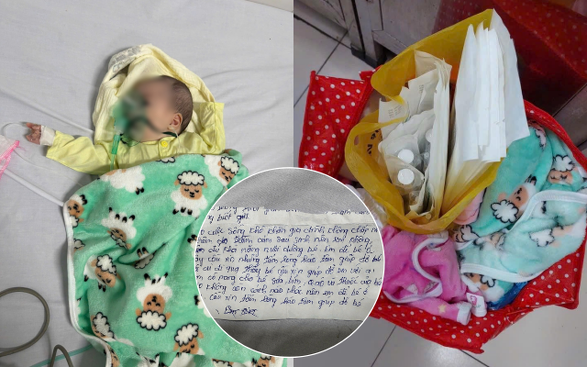 Bé gái 2 tháng tuổi bị bỏ trước cổng công ty, dòng chữ trong mảnh giấy khiến nhiều người chạnh lòng