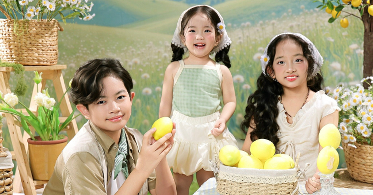 Không thể rời mắt khỏi khung hình “gấp 3 visual” của 3 hot kid nhà Khánh Thi – Phan Hiển, em út Lisa cực xinh yêu gây sốt