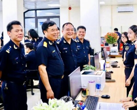 Cục trưởng Cục Hải quan Nguyễn Văn Thọ kiểm tra thực tế mô hình thông quan tập trung tại Hải Phòng