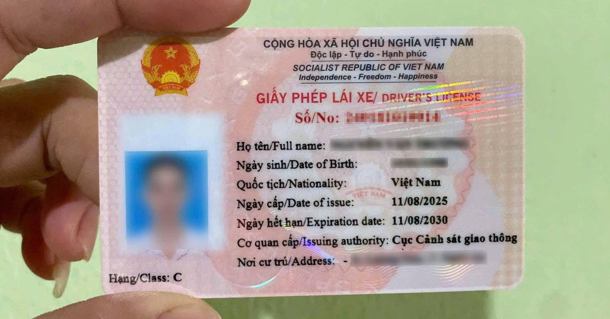Thông tin liên quan đến giấy phép lái xe, tất cả người dân chú ý ngay