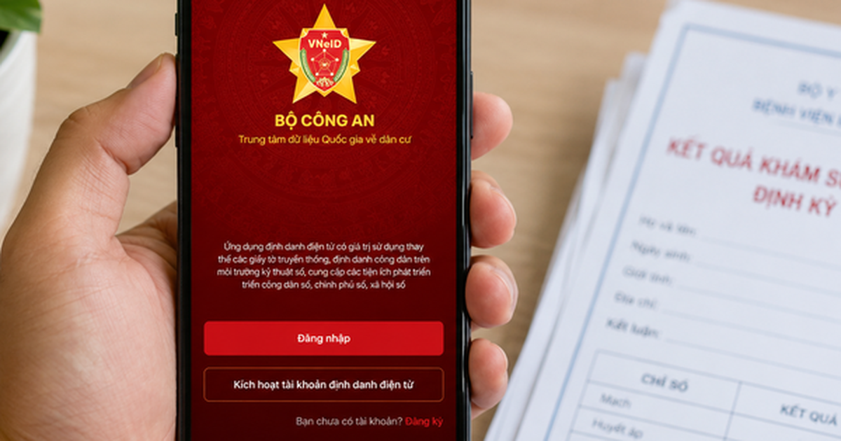 Khám sức khỏe xong, dữ liệu sẽ tự động lên VNeID