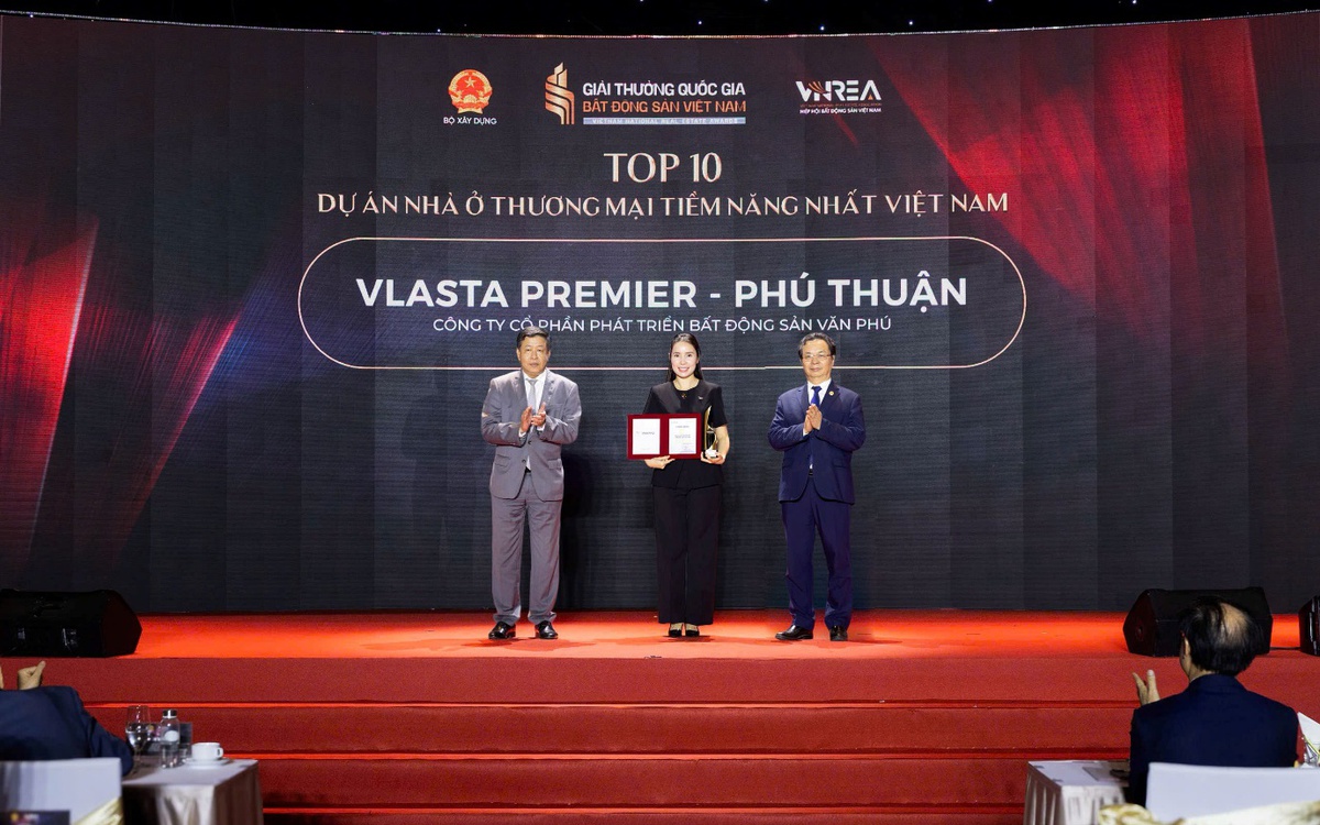 Vlasta Premier – Phú Thuận của Văn Phú lọt Top 10 dự án nhà ở tiềm năng nhất