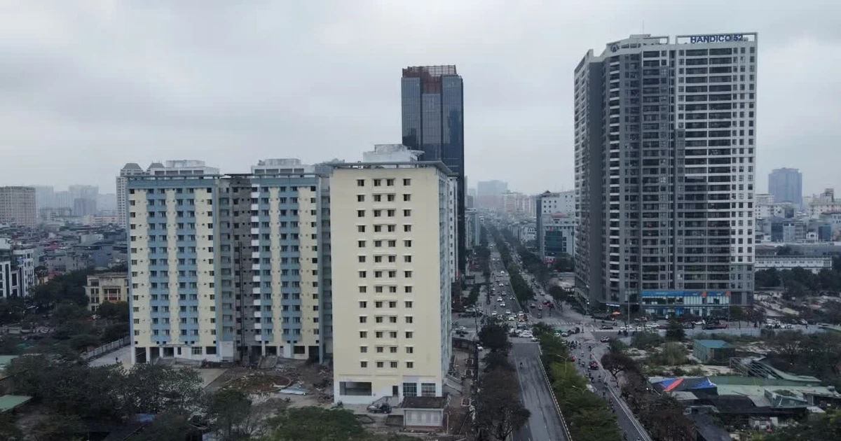 Chung cư tái định cư trên ‘đất vàng’ Hà Nội chuẩn bị đón dân vào ở