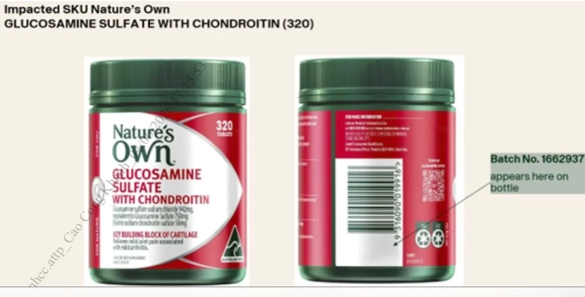 Bộ Y tế cảnh báo loạt sản phẩm của Australia nghi có dị vật, khuyến cáo ngừng sử dụng