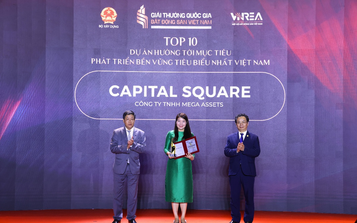 Capital Square được vinh danh Top 10 dự án phát triển bền vững