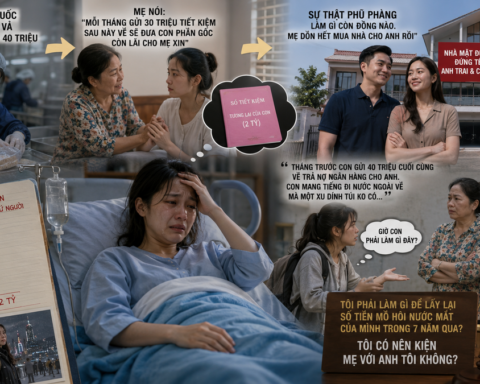 Bị mẹ lấy sạch tiền lương 7 năm cho anh trai mua nhà, phải làm sao?