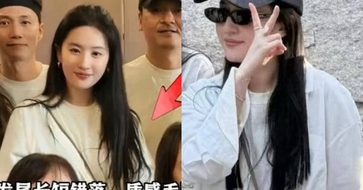 Lưu Diệc Phi làm gì với tóc mình vậy?
