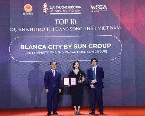 Giải thưởng Quốc gia Bất động sản Việt Nam vinh danh đô thị đáng sống nhất Việt Nam – Blanca City