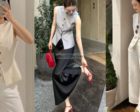 Không cần mua nhiều đồ, chỉ cần một chiếc áo vest không tay là đủ đẹp với 5 công thức cực dễ áp dụng