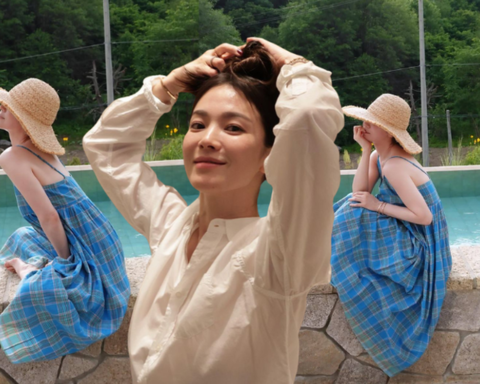 Song Hye Kyo khoe trọn làn da tuổi 45 mọng collagen dưới bể bơi đầy nắng: Chăm uống 3 loại nước “kem chống nắng tự nhiên” bảo sao chống già ngoạn mục!