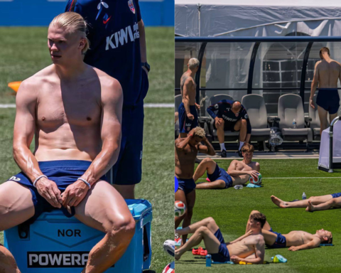 Haaland “kiệt sức” vì nắng nóng, tuyển Na Uy bỏ dở buổi tập đầu ở World Cup