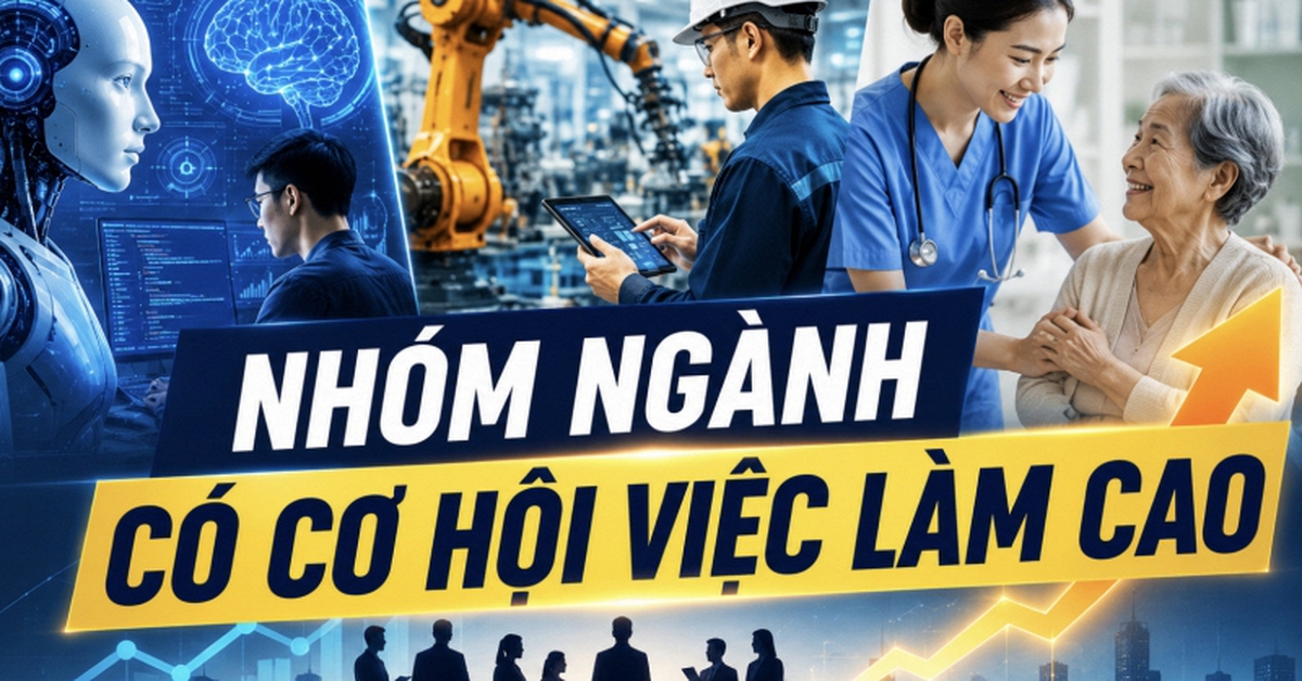 3 ngành học “khát” nhân lực nhất hiện nay: AI càng phát triển, cơ hội việc làm càng rộng mở