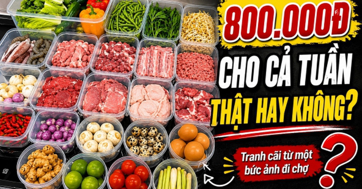 Vì sao bức ảnh đi chợ đầy ắp hải sản, rau, thịt giá 800.000 đồng gây tranh cãi, câu trả lời nằm ở nơi bạn sống