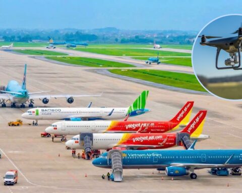 Phát hiện UAV gần sân bay Nội Bài, 16 chuyến bay phải tạm dừng