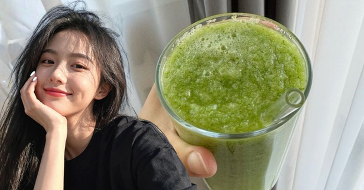Món nước màu xanh là “máy bơm collagen”, vừa chống nắng tự nhiên vừa giảm cân cùng lúc
