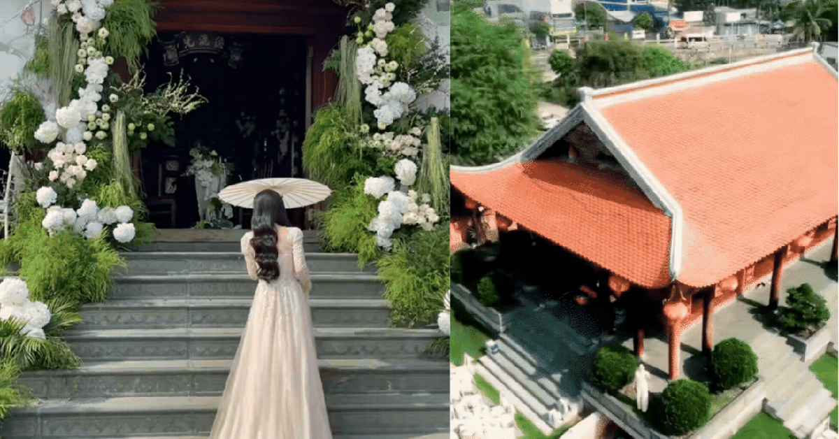 Siêu đám cưới ở Củ Chi: Khí chất hào môn, gia phong quyền quý toát lên từ tư gia nhà gái