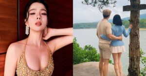 Phản ứng của Lệ Quyên khi bị nói đứng bên bạn trai như cô cháu