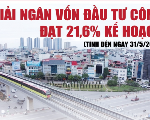 Infographics: Giải ngân vốn đầu tư công 5 tháng đạt 219.358,8 tỷ đồng