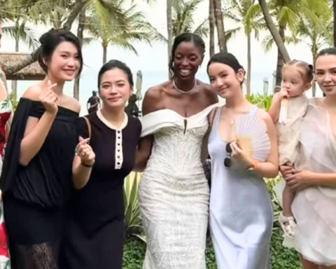 Khung hình Doãn Hải My đọ sắc Chu Thanh Huyền và dàn WAGs Tây gây sốt