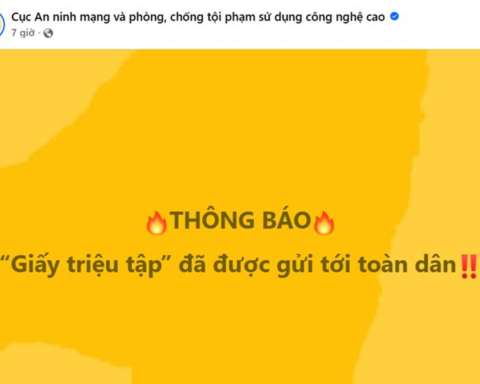 Cục An ninh mạng và phòng, chống tội phạm sử dụng công nghệ cao đã gửi “giấy triệu tập” tới toàn dân: Chuyện gì đây?