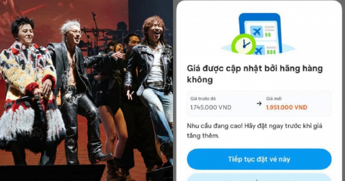 BIGBANG vừa xác nhận đến Hà Nội: Giá vé máy bay tăng 4 lần sau 10 phút, khách sạn chỉ còn 1 phòng trống