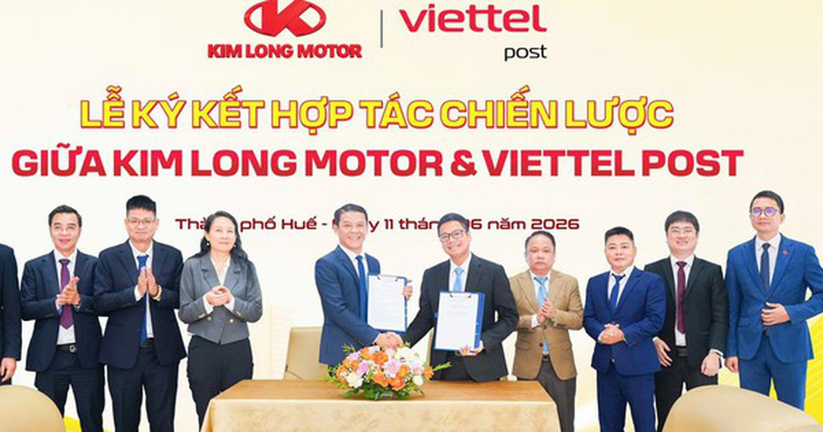KIM LONG MOTOR và VIETTEL POST hợp tác phát triển hệ sinh thái vận tải xanh, thông minh