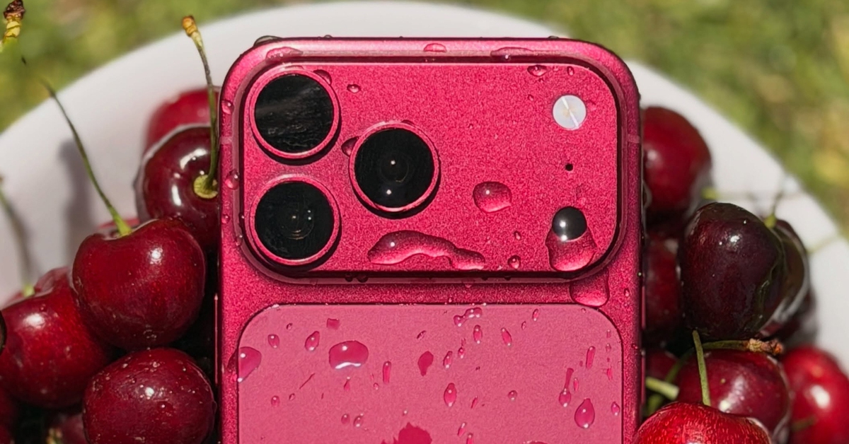 Lộ diện iPhone 18 Pro Max màu Dark Cherry