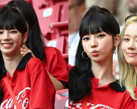 Đại mỹ nhân Karina đi xem World Cup bị soi xét từng ly từng tí, chính chủ phải lên tiếng giải thích ngay