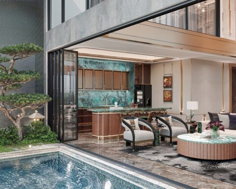 Hiếm thấy trên thị trường: Một dự án Sunshine có đến 100% Sky Villas có bể bơi, sân vườn và thang máy riêng