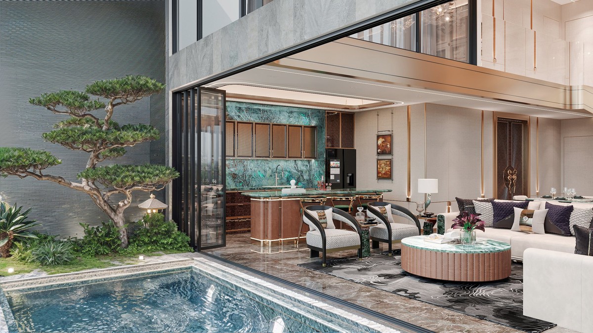 Hiếm thấy trên thị trường: Một dự án Sunshine có đến 100% Sky Villas có bể bơi, sân vườn và thang máy riêng
