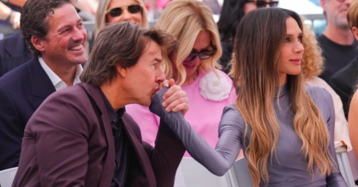 Khoảnh khắc Tom Cruise hôn tay vợ Beckham gây tranh cãi