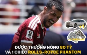 Cầu thủ Qatar ghi bàn lịch sử ở World Cup được thưởng nóng 79 tỷ đồng cùng siêu xe Rolls-Royce, thực hư thế nào?