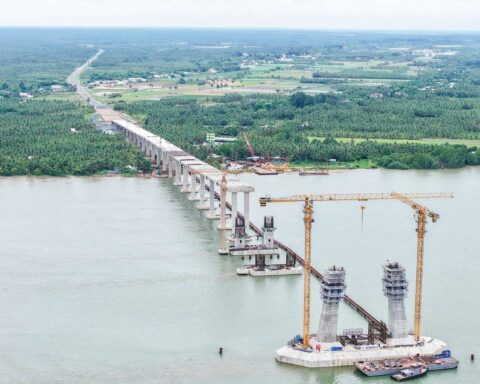 Bộ trưởng Trần Hồng Minh thúc tiến độ cầu Đại Ngãi, hoàn thiện trục giao thông chiến lược miền Tây