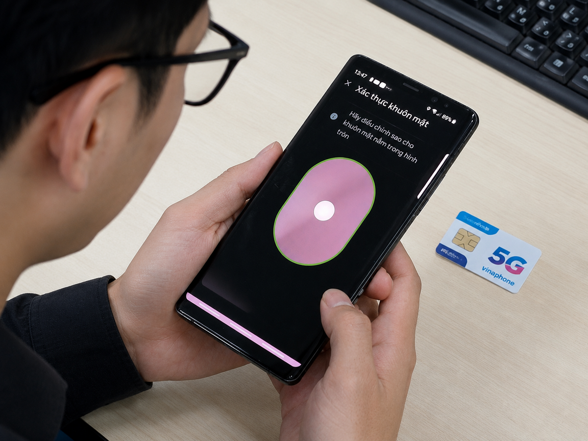 Người dùng phải xác thực lại khuôn mặt khi đổi sim sang máy mới từ 15/6