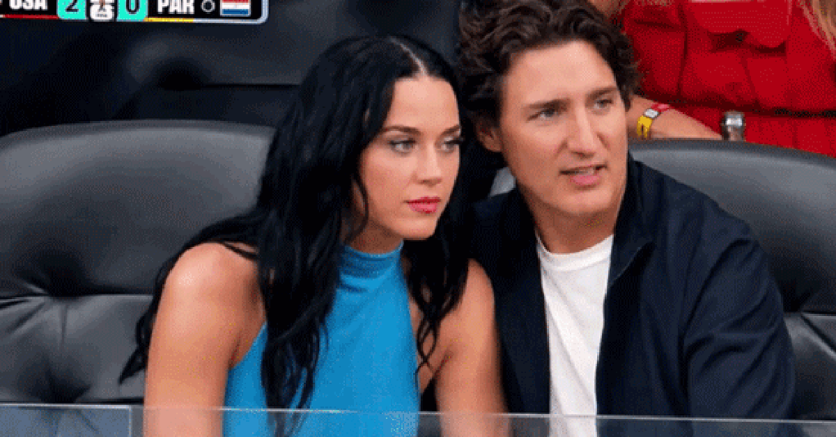 Mải ôm ấp Katy Perry trên khán đài, bạn trai Thủ tướng bị phản ứng
