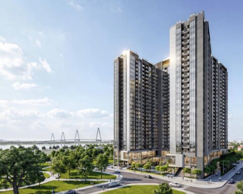 Lộ diện một dự án của Sunshine Group giữa hành lang xanh hiếm có: Trực diện đại lộ sông Hồng, cạnh 2 đại công viên 90ha