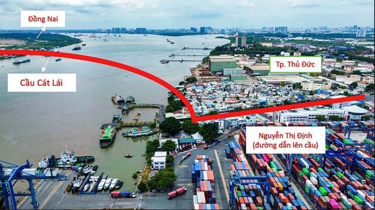 Người dân TP.Đồng Nai, TP.HCM đón tin vui: Cây cầu Cát Lái hơn 24.000 tỷ đồng, dài hơn 11 km sắp khởi công trong ít ngày tới