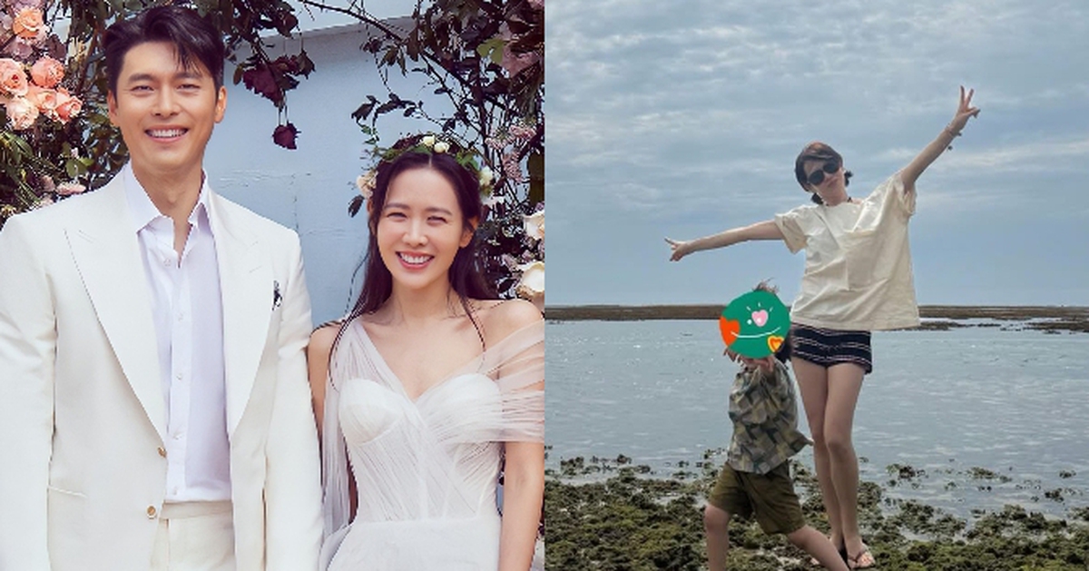 Son Ye Jin – Hyun Bin đi du lịch đúng dịp kỷ niệm đặc biệt, ai dè bị quý tử đẹp trai cao ráo chiếm sạch spotlight
