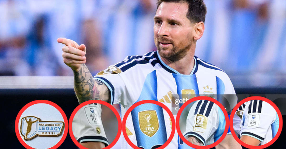 Chiếc áo “học sinh danh dự toàn trường” của Messi tại World Cup 2026: Nhìn đâu cũng thấy huy hiệu, không một ai bì kịp